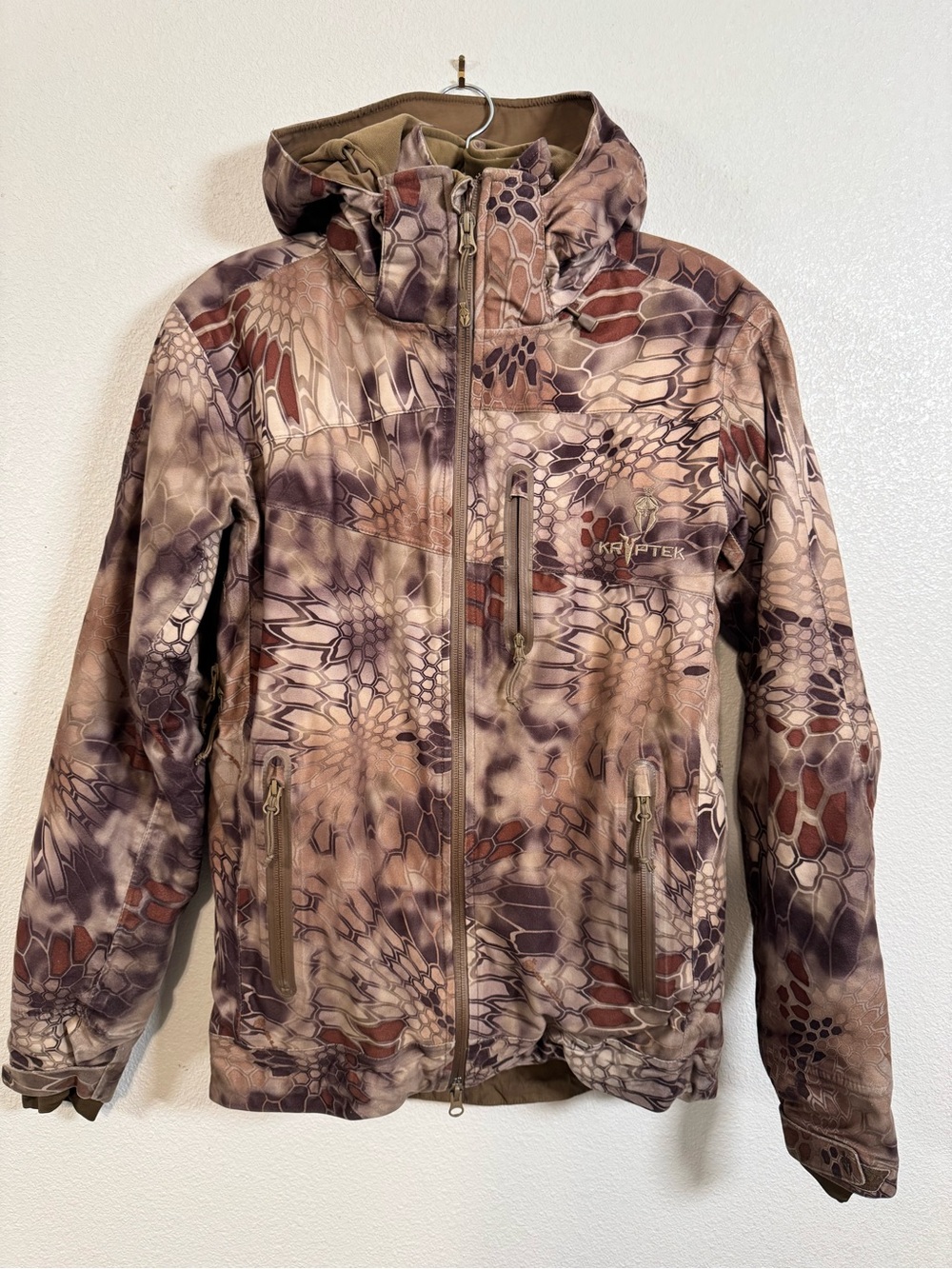 Kryptek Men’s Hooded Field Jacket - Multitone Camo